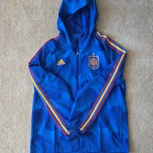 Adidas Royal Blue Spain Hooded Jacket